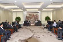 上海振华 朱连宇拜会中交城投