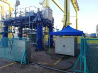 ZPMC首台轮胎吊小车架模块化预调试顺利完成