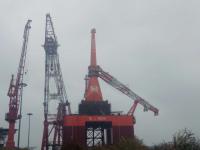 国内最大起重能力桅杆式回转起重机完成总装
