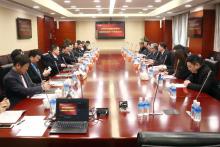 朱连宇会见韩国驻上海总领事馆总领事朴善源一行