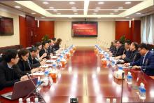 朱连宇会见澳门振华总经理王玮一行