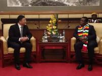 津巴布韦总统亲切接见徐工机械总裁陆川一行