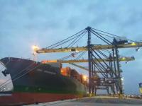 ZPMC助力和黄蓝菜帮项目首次实船操作