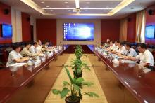 上海振华 黄庆丰会见日照市副市长刘兆亮及日照港集团董事长蔡中堂