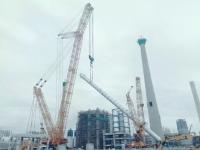 徐工集团第二台四千吨级履带起重机舟山小试牛刀，签约后首次亮相！