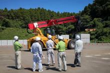 三一正面吊再援日本福岛