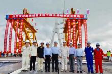 上海振华 海南铺前大桥顺利合龙