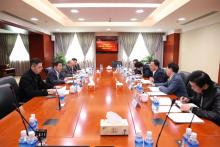 上海振华 中国交建副总裁文岗调研ZPMC