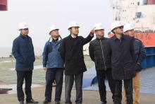 上海振华 朱连宇调研港机通用公司