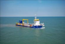 疏浚利器“航浚6009”挖泥船试航归来