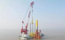 ZPMC起重机在大丰海域高效作业获用户好评