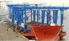 上海振华 中远海阿布扎比自动化轨道吊项目建造收关