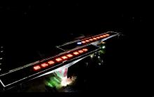 全国桥体建筑面积最大的跨铁路转体桥在青成功转体