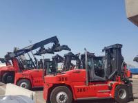 卡尔玛交付叉车和正面吊至以色列阿什杜德港