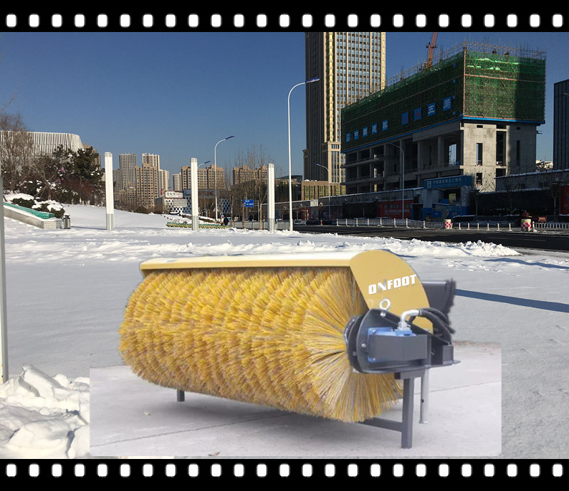 斜角清扫器 滑移装载机属具 路面清扫 清扫车 清雪车