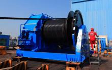 ZPMC建造的4500方挖泥船迎来绞车重载测试