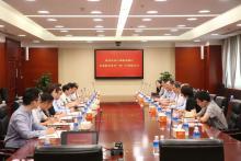 朱连宇会见中国建设银行首席财务官许一鸣