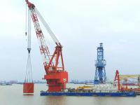 【项目动态】振华重工完成中交一航局1600吨全回转浮吊改造