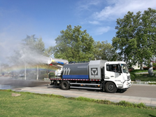 “彩虹车”变“消毒车”，徐工多功能抑尘车助力“疫”战！