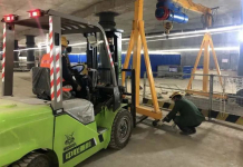 中联重科叉车助力贵阳轨道复工建设
