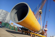 中广核阳江南鹏岛海上风电单桩项目管桩全部发运