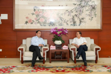 上海振华 黄庆丰带队拜访广州港集团董事长李益波