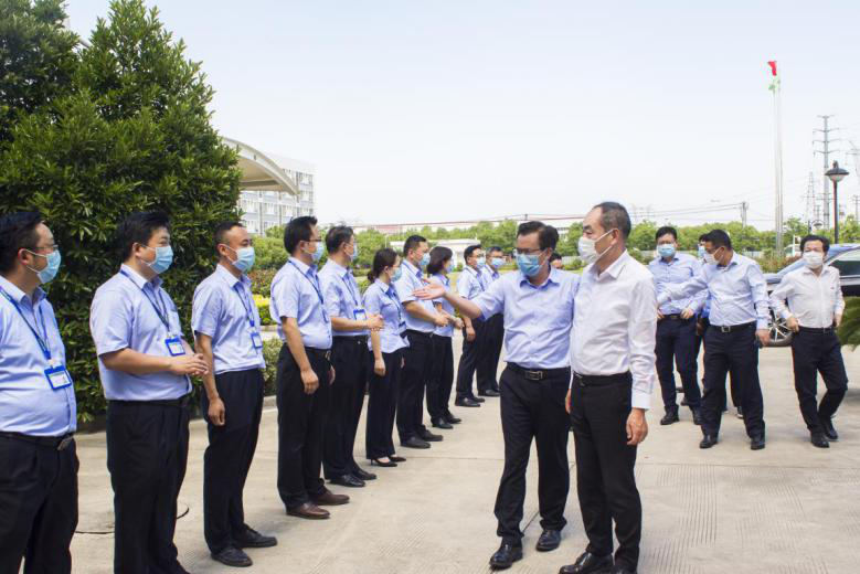 中联重科 董事长一行视察工业车辆公司