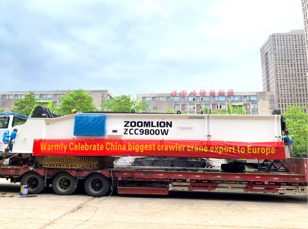 “风电王者”中联重科ZCC9800W履带吊敲开欧洲大门