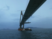 上海振华 舟岱大桥主通航孔桥合龙