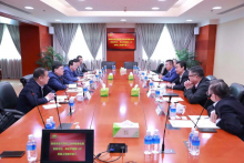 朱连宇会见天津市工业和信息化局党组书记、局长尹继辉