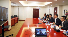振华重工主要领导视频会见德国HHLA集团高层