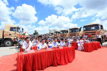 三一“环保金”闪耀深圳！50台三一纯电动自卸车完美交付