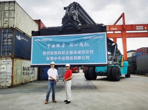 衔海通欧！科尼正面吊成功落户东莞中外运石龙码头！