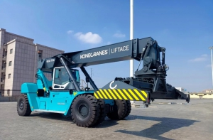 赋能铁路集运！科尼智能正面吊顺利交付中国外运华中有限公司宁夏分公司！