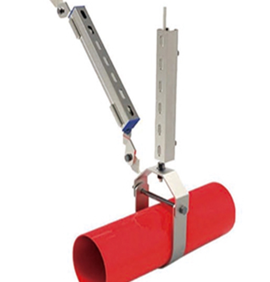 单管抗震支架 建筑抗震支吊架 防震组合件