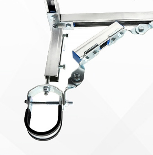 单管抗震支架 建筑抗震支吊架 防震组合件