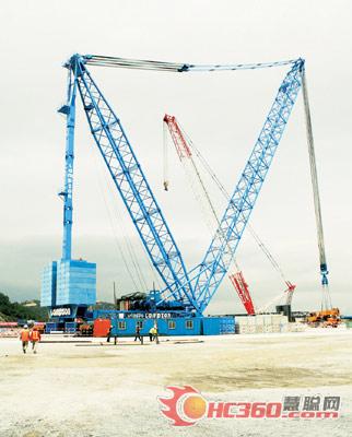 美国大型履带吊车为三门核电站施工献力