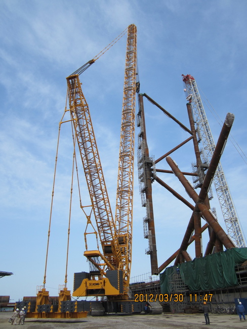 徐工第二台千吨级履带起重机再奏凯歌