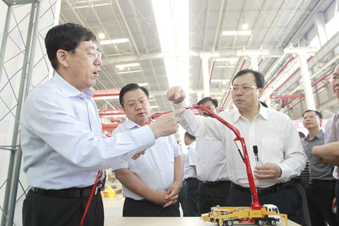 副省长韩永文来三一调研：三一是湖南省稳增长的重要力量