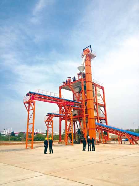 中联重科首条ZSL60制砂生产线建成