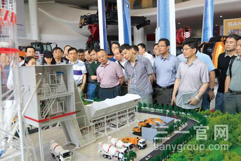 中石油考察团访问三一