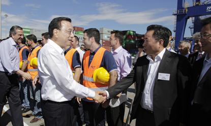 李克强勉励振华重工继续为中国制造争光