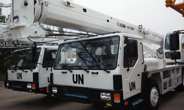 徐工起重机参开赴联合国维和阵地勇担大任