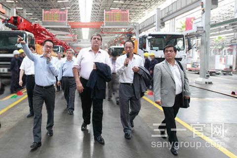 秘鲁前总统阿兰•加西亚•佩雷斯到访三一 “希望三一深耕秘鲁市场”