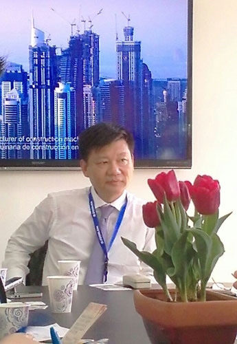 高级总裁张建国：中联重科海外销售网络基本覆盖全球