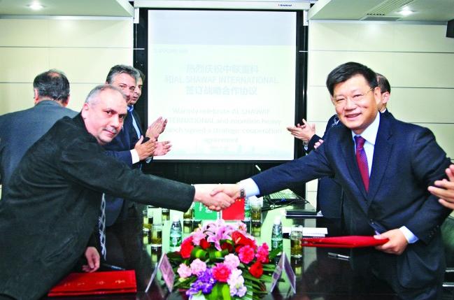 中联重科与沙特企业签订战略合作协议