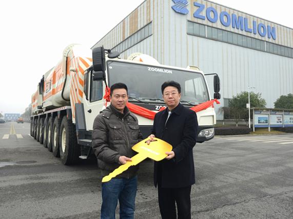 “全球第一吊”QAY2000落户宁夏巨力神 中联重科发力风电领域