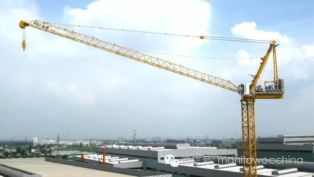 新型号波坦MCR295动臂塔机在BAUMA展出