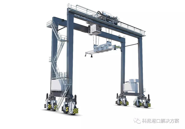 科尼诺尔轮胎吊发往缅甸和记黄埔码头