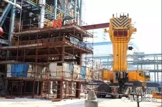 见证“神器”超凡功力 | 徐工650吨全地面起重机茂名石化吊装120吨大件！
